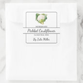 Étiquette Carré de chou-fleur fait maison (Sac)