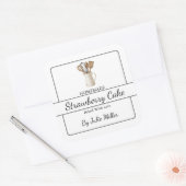 Étiquette Carré de Cuisine de cuisson maison (Enveloppe)