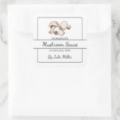 Étiquette Carré de sauce aux champignons maison (Sac)