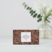 Étiquette Carrée 03a - Fleur de Cerisier Rose 02 (Debout devant)