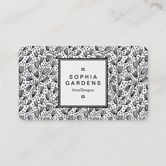 Étiquette Carrée 05 - Motif Écorce Tissée - Blanc (Devant)