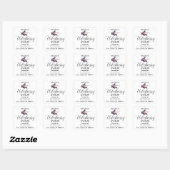 Étiquette carrée personnalisable de sirop de surea (Feuille)