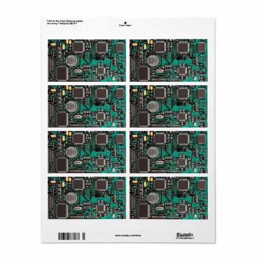 Étiquette Carte de circuit (Feuille entière)