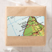 Étiquette Carte de Dubaï (En situation)