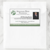 Étiquette Carte de visite classique personnalisabl (Sac)