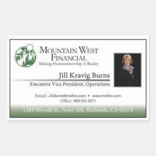 Étiquette Carte de visite classique personnalisabl