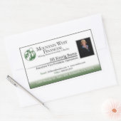 Étiquette Carte de visite classique personnalisabl (Enveloppe)