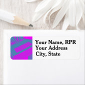 Étiquette Carte de visite de reporter de cour de la machine (En situation)