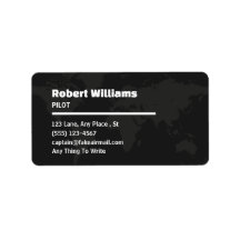 Carte de visite professionnelle pour pilote modern