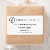 Étiquette Carte de visite standard de 3,5 pouces x 2,0 pouce (En situation)