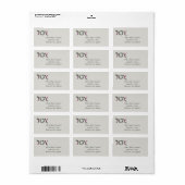 Étiquette Carte de vœux Joy Holidays (Feuille entière)