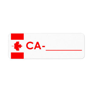 Étiquette Carte d'identité de franchissement postal Étiquett