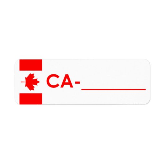 Étiquette Carte d'identité de franchissement postal Étiquett (Devant)