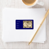 Étiquette Carte du monde 1660 par Frederick de Wit (En situation)