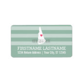 Étiquette Carte du New Hampshire Accueil Amour de l'État - C (Devant)