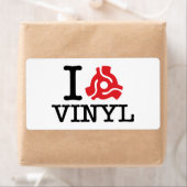 Étiquette Carte I 45 Vinyl (En situation)