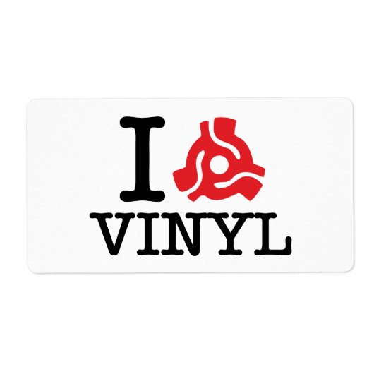 Étiquette Carte I 45 Vinyl (Devant)