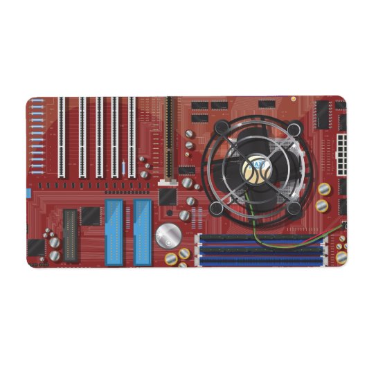 Étiquette Carte mère de l'ordinateur (Devant)