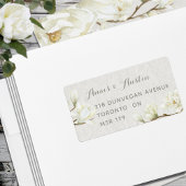 Étiquette Carte RSVP Magnolia Mariage après-midi