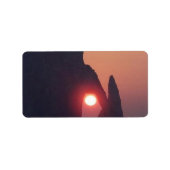 Étiquette Carte simple (Devant)