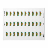 ÉTIQUETTE CARTEL MEXICO MAYA (Feuille entière)