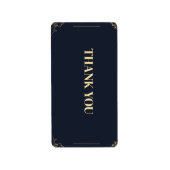 Étiquette cartes de remerciements (Devant)