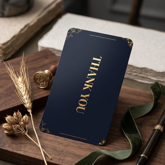 Étiquette cartes de remerciements