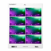 Étiquette Carthagène Solive Purple (Feuille entière)