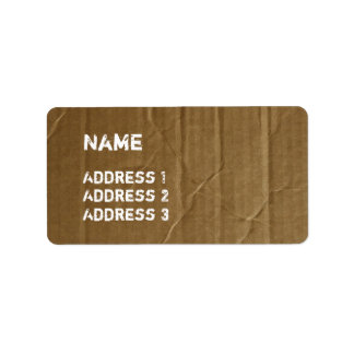 Étiquette Carton amusant