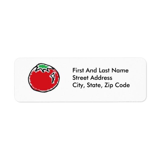 Étiquette Carton de tomate cerise (Devant)