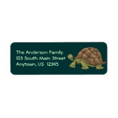 Étiquette Carton de tortue (Devant)