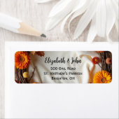 Étiquette Carton d'invitation à aimant Couronne de mariée d' (En situation)