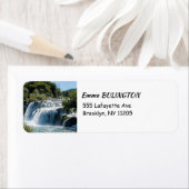 Étiquette Cascade dans le Parc national de Krka - Dalmatie,  (En situation)