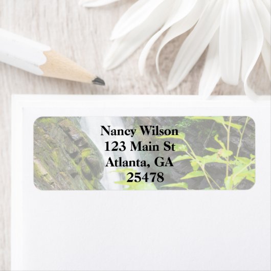 Étiquette Cascade de Hell's Gate Canyon (En situation)