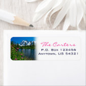 Étiquette Cascade Mounts Shuksan Pacifique Nord-Ouest Étique (En situation)