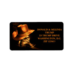 ÉTIQUETTE CASQUETTE DE COWBOY & BOOTS*