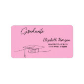 Étiquette Casquette noir (Devant)