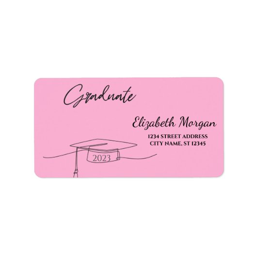 Étiquette Casquette noir (Devant)