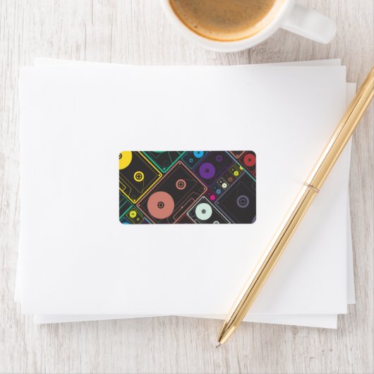 Étiquette Cassette (En situation)