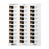 Étiquette Cat (Feuille entière)