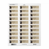 Étiquette Cat (Feuille entière)