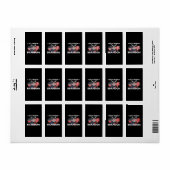 Étiquette Cat Lets Meow (Feuille entière)