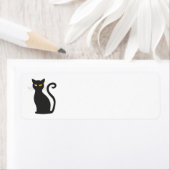 ÉTIQUETTE CAT RENVOYER PERSONNALISÉ ADRESSE ÉTIQUETTES, VILL (En situation)