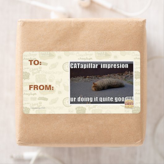 Étiquette CATapillar (En situation)