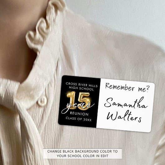 Étiquette Catégorie 15 ans Réunion Nom Balise Se souvenir de