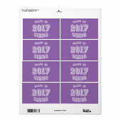 Étiquette Catégorie 2017 (Feuille entière)