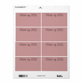 Étiquette Catégorie 20201 (Feuille entière)