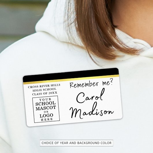 Étiquette Catégorie Réunion Nom Balise Mascot Logo Image