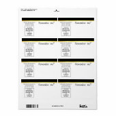 Étiquette Catégorie Réunion Nom Balise Mascot Logo Image (Feuille entière)