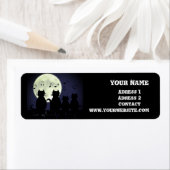 Étiquette caterwauling, Chats au clair de lune. Personnalise (En situation)